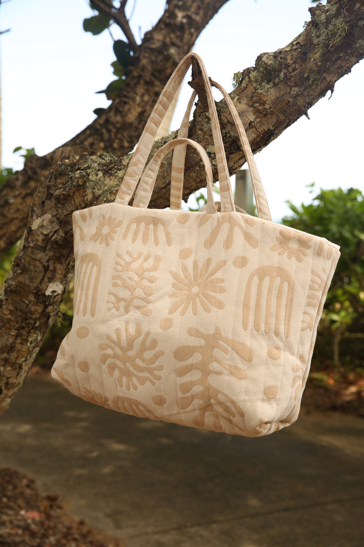 Quilted Beach Tote